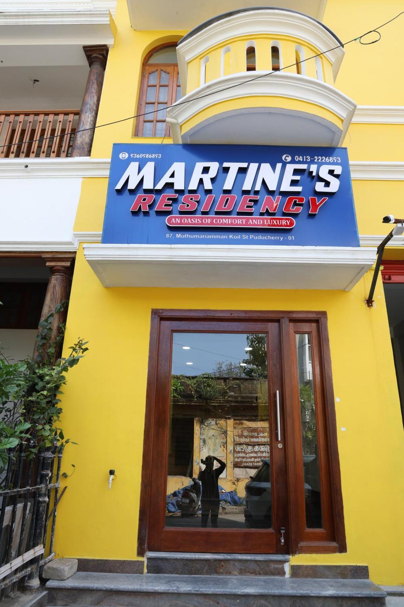 Martine'S Residency Hotel Pondicherry Exterior photo