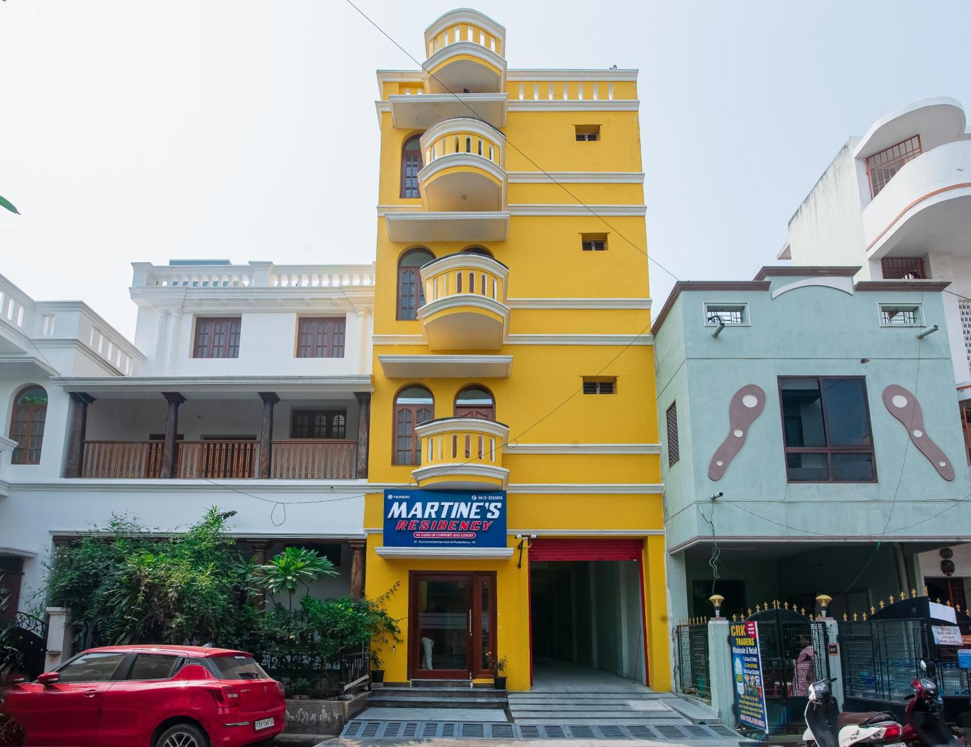 Martine'S Residency Hotel Pondicherry Exterior photo