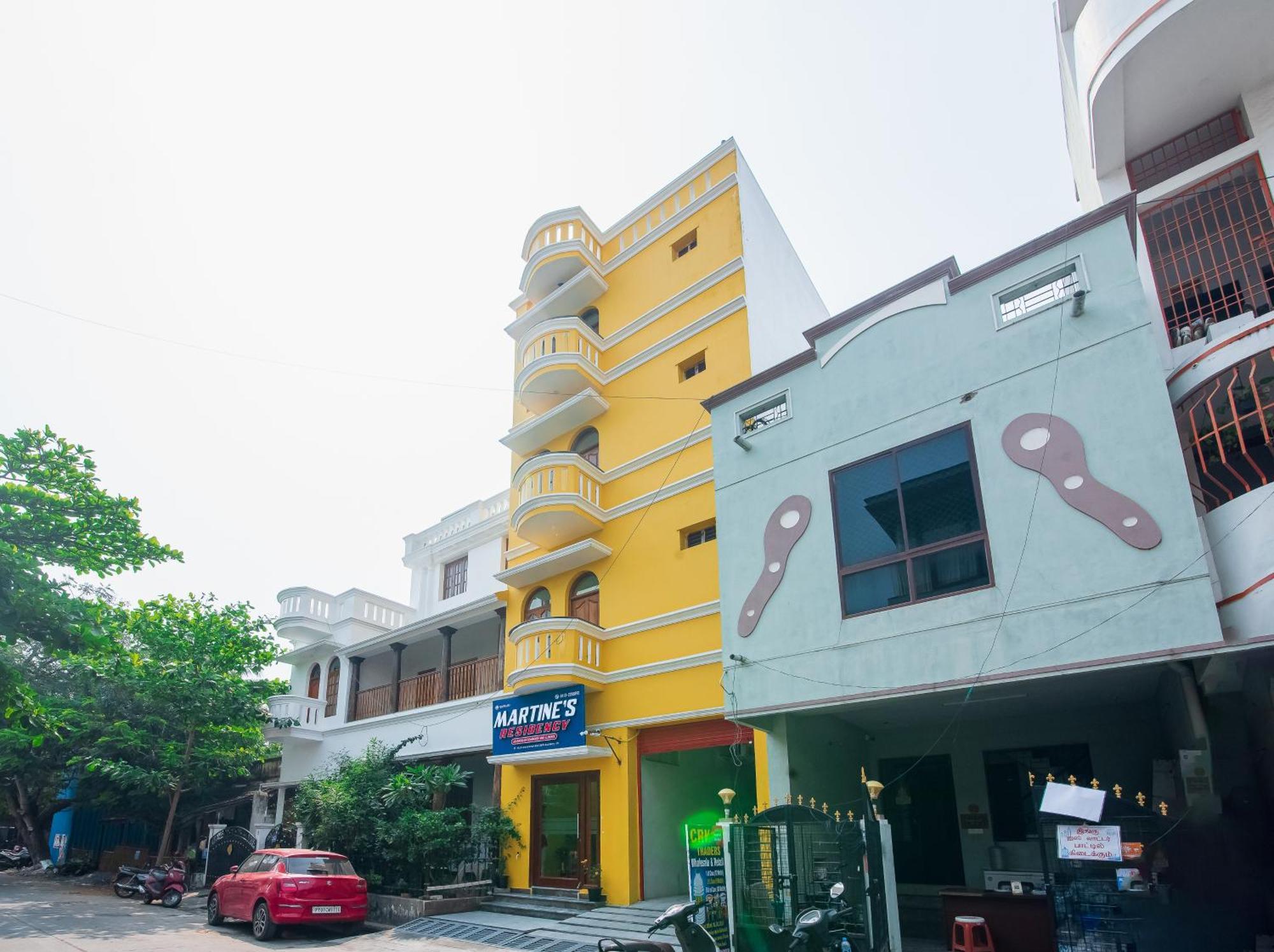 Martine'S Residency Hotel Pondicherry Exterior photo