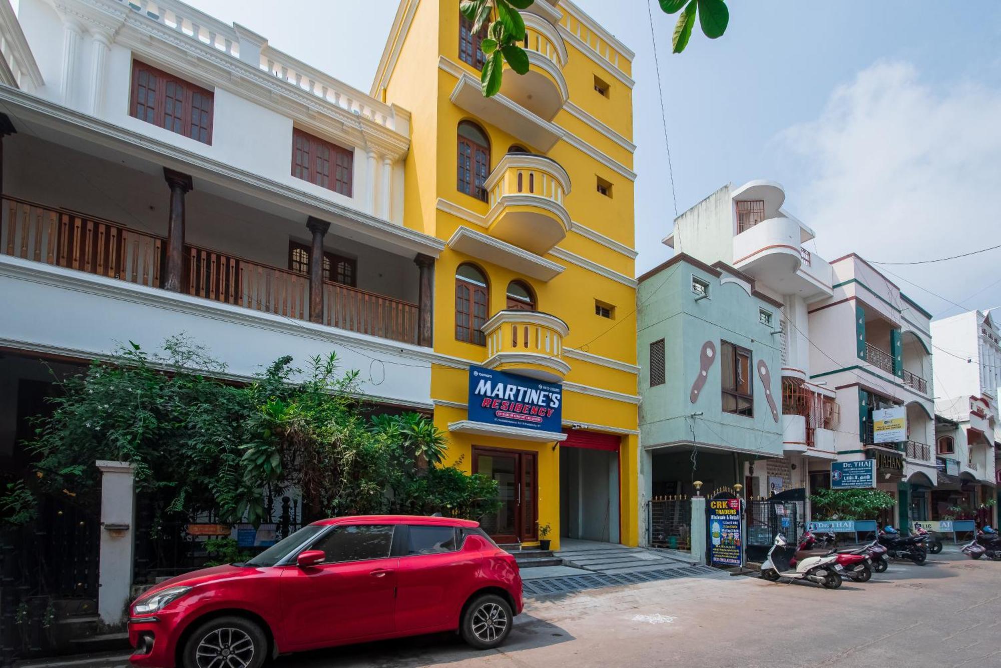 Martine'S Residency Hotel Pondicherry Exterior photo